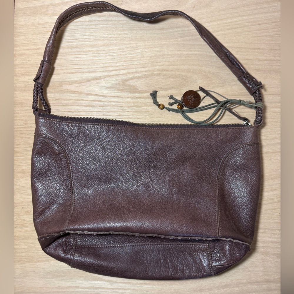 The Sak Brown Leather Hobo Bag